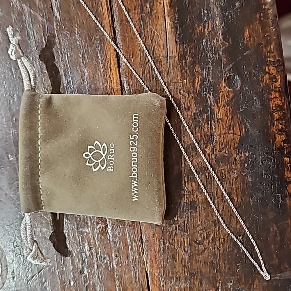 NIP BoRuo Sterling Silver Necklace 18"
